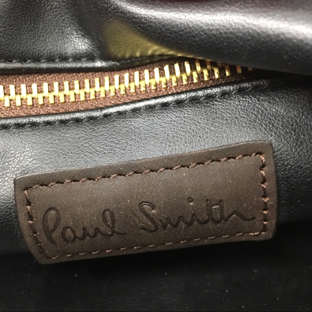 Paul Smith Travel Cosmetic Toiletries Bag Brown - Picture 6 of 7